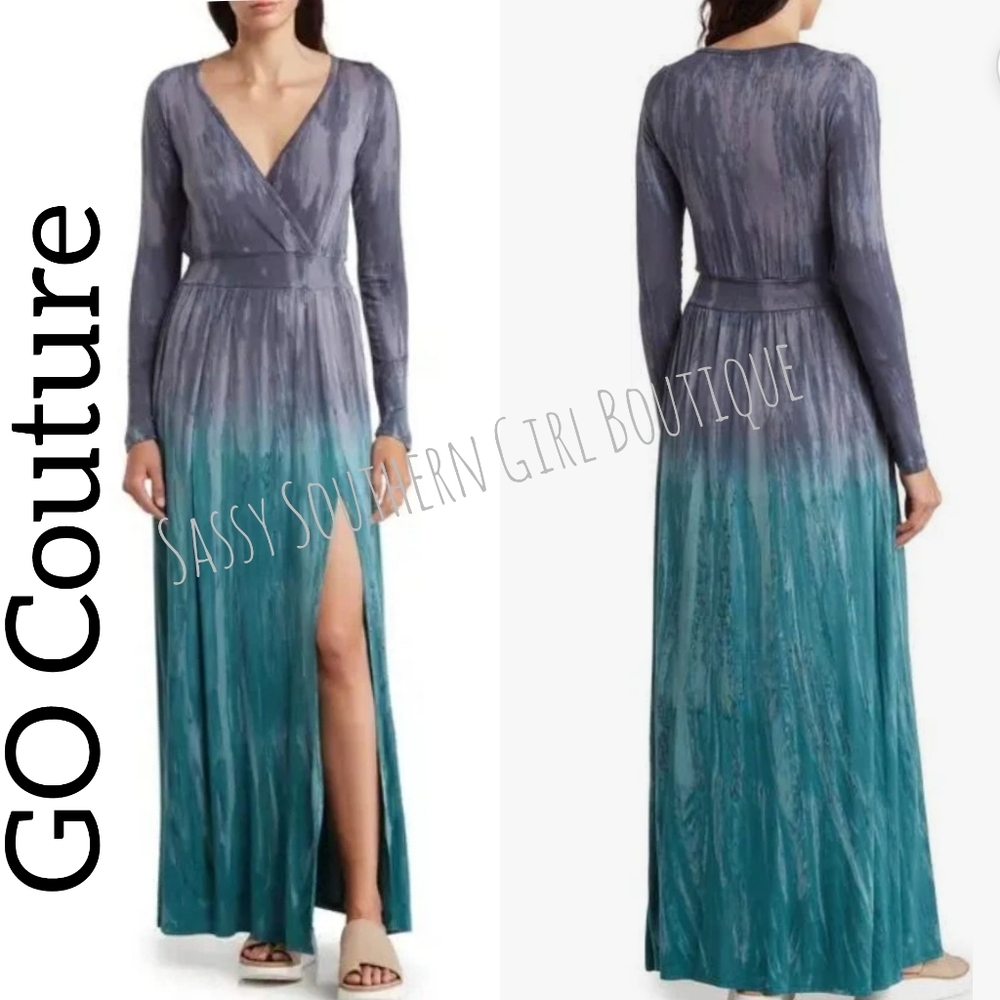 ⭐🆕Go Couture Tie Die Maxi Dress